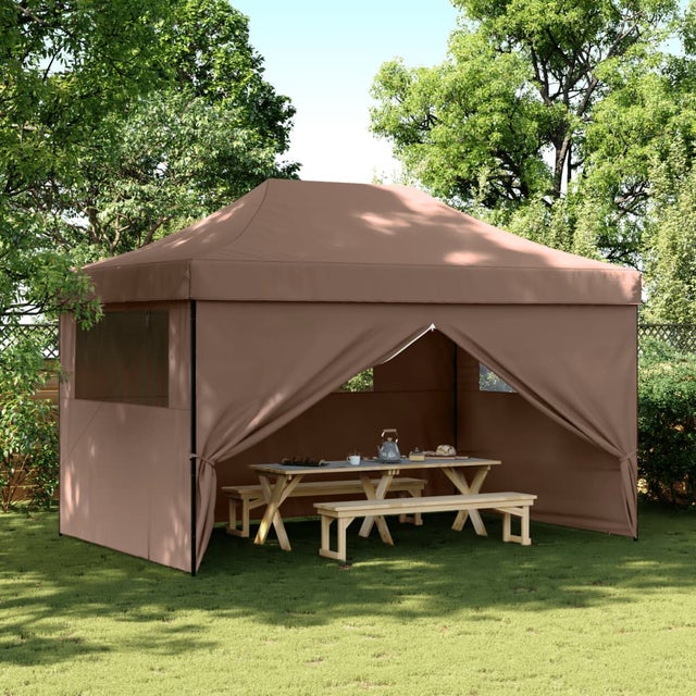 Tenda da festa pieghevole pop-up con 4 pareti laterali