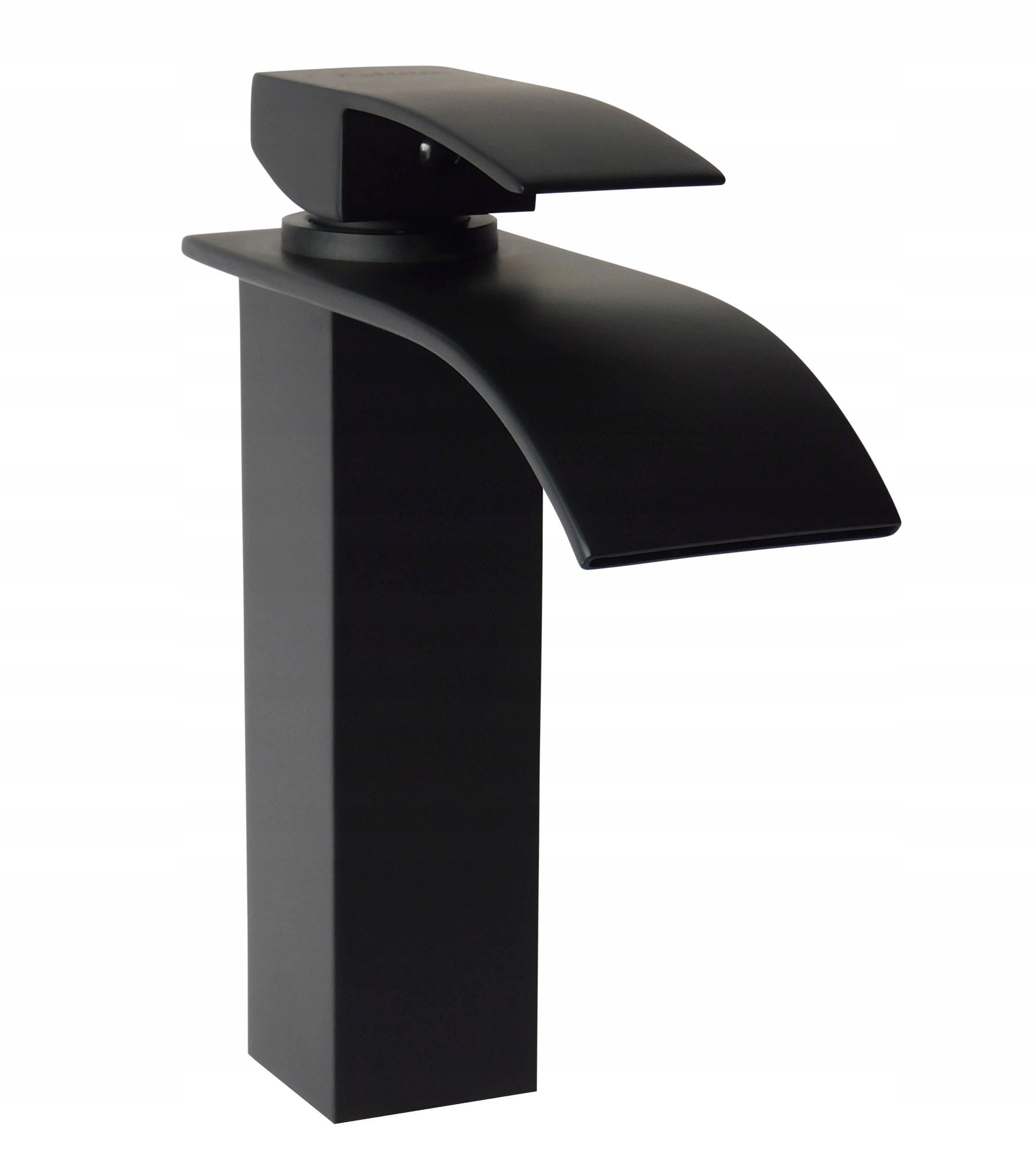 Bateria umywalkowa Estiva KASKADA 18 Black czarna 18 cm