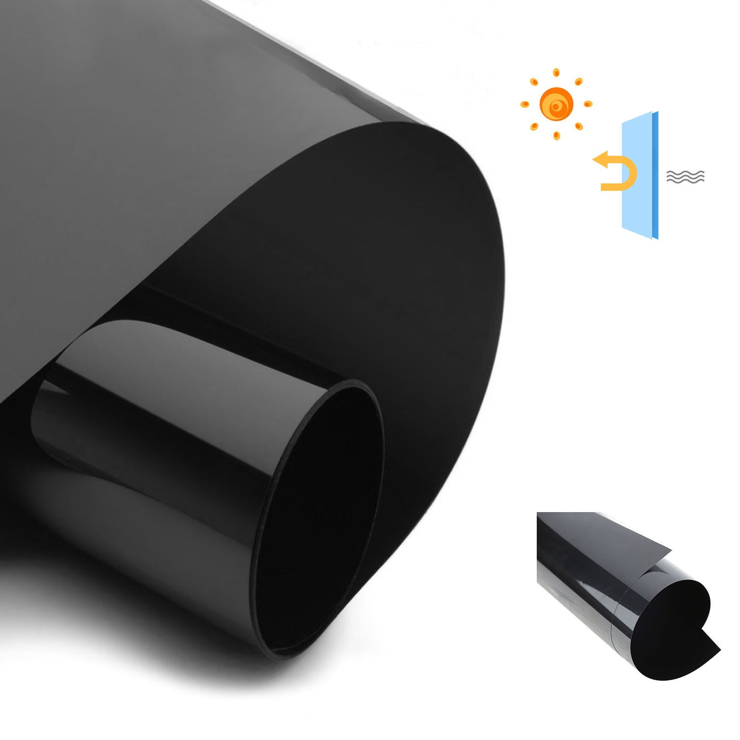 Film de confidentialité pour fenêtre, film autocollant en verre dépoli, protection UV, pour