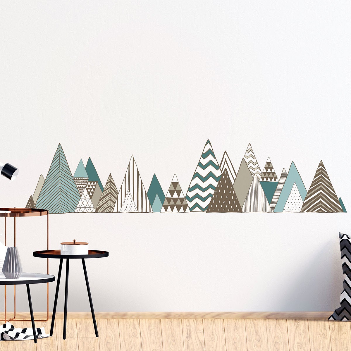 Adesivo montagna scandinavo neovolcanik - Sticker adesivo - adesivi murali - 70X115cm - 6