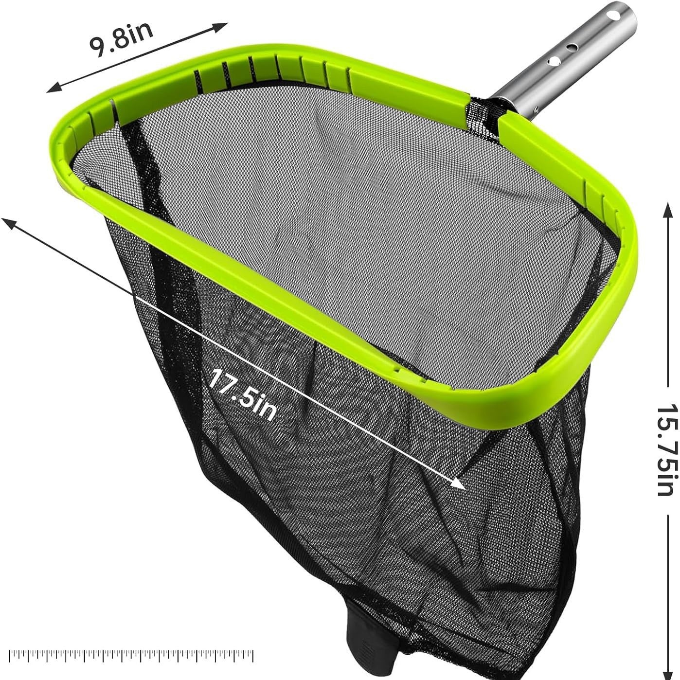 Épuisette De Piscine 30 Cm - Filet Durable Pour Débris De Surface, Compatible Manche 30 Mm