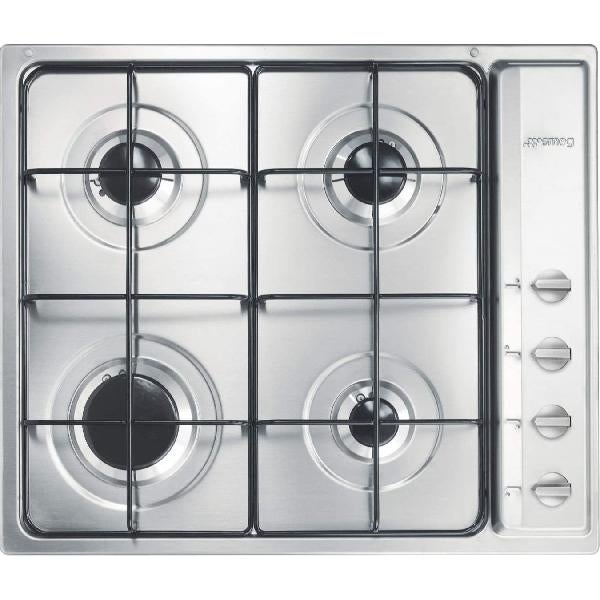 Smeg Placa De Gas S64s Hobs 4 Fuegos 60Cm 7600W Inox - Imagen 2