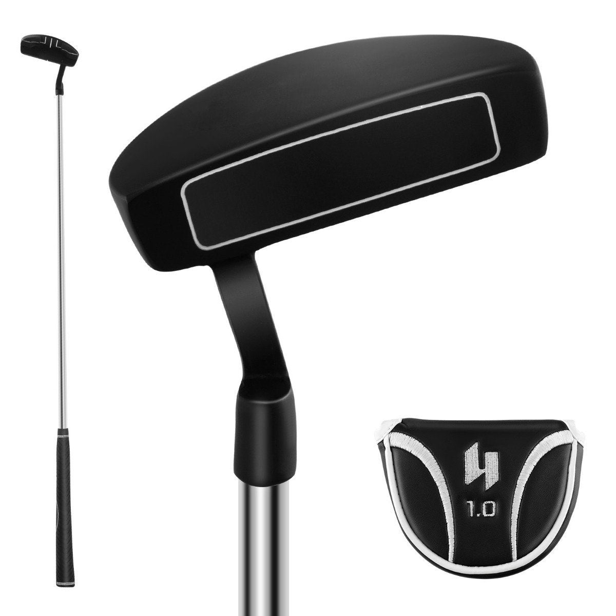 Golf Putter Putter maillet en acier inoxydable de 89 cm avec tête en ...