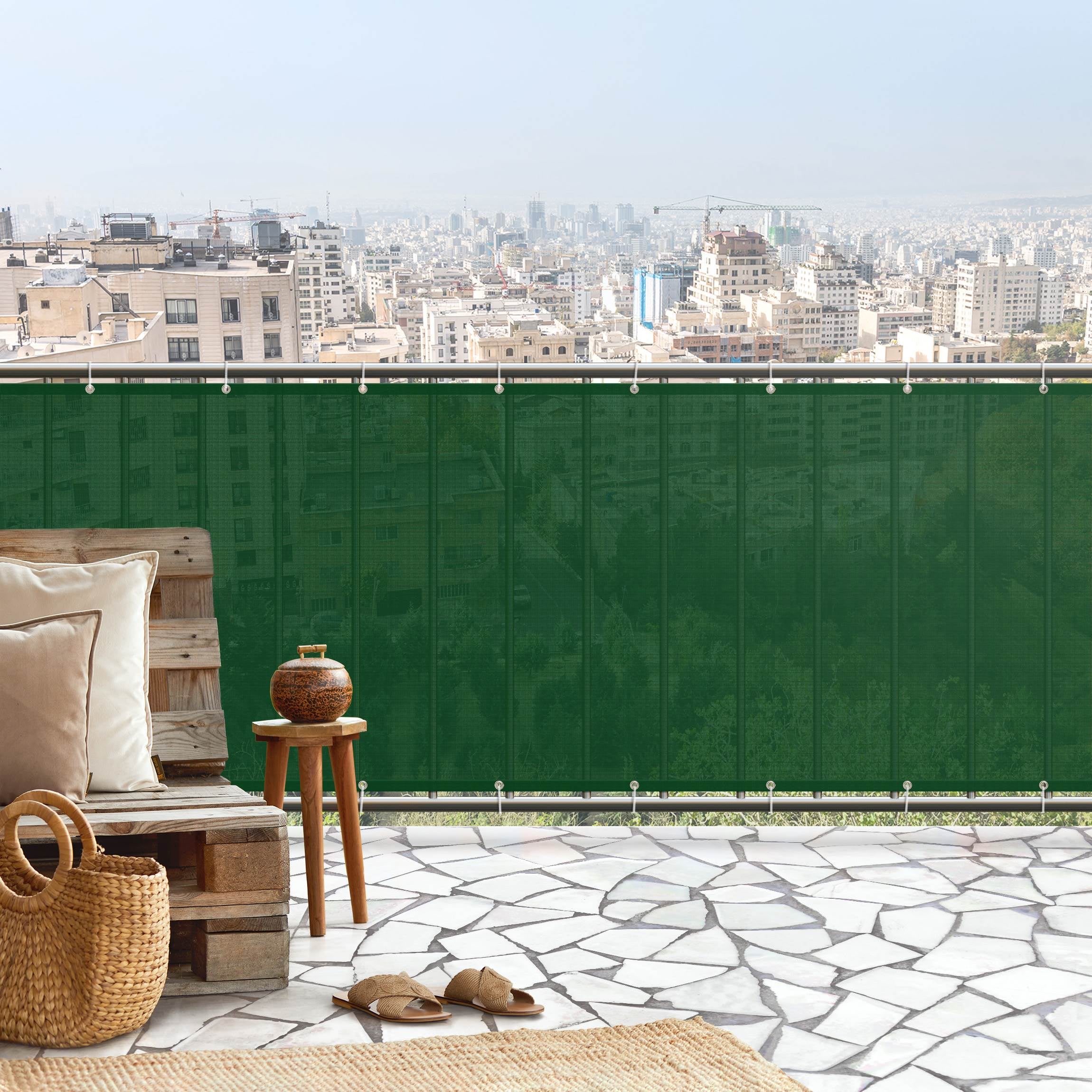 Brise Vue Brise Vent Balcon Appartement Jardin Vert H 0 75 X L 7 M Avec Brise Vue Brise Vent Balcon Appartement Jardin Vert H 0 75 X L 7 M Avec