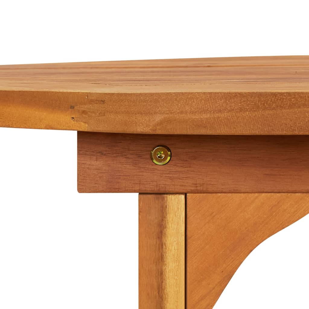 Table à dîner de jardin 180x90x75 cm Bois d'acacia solide 2 - 5