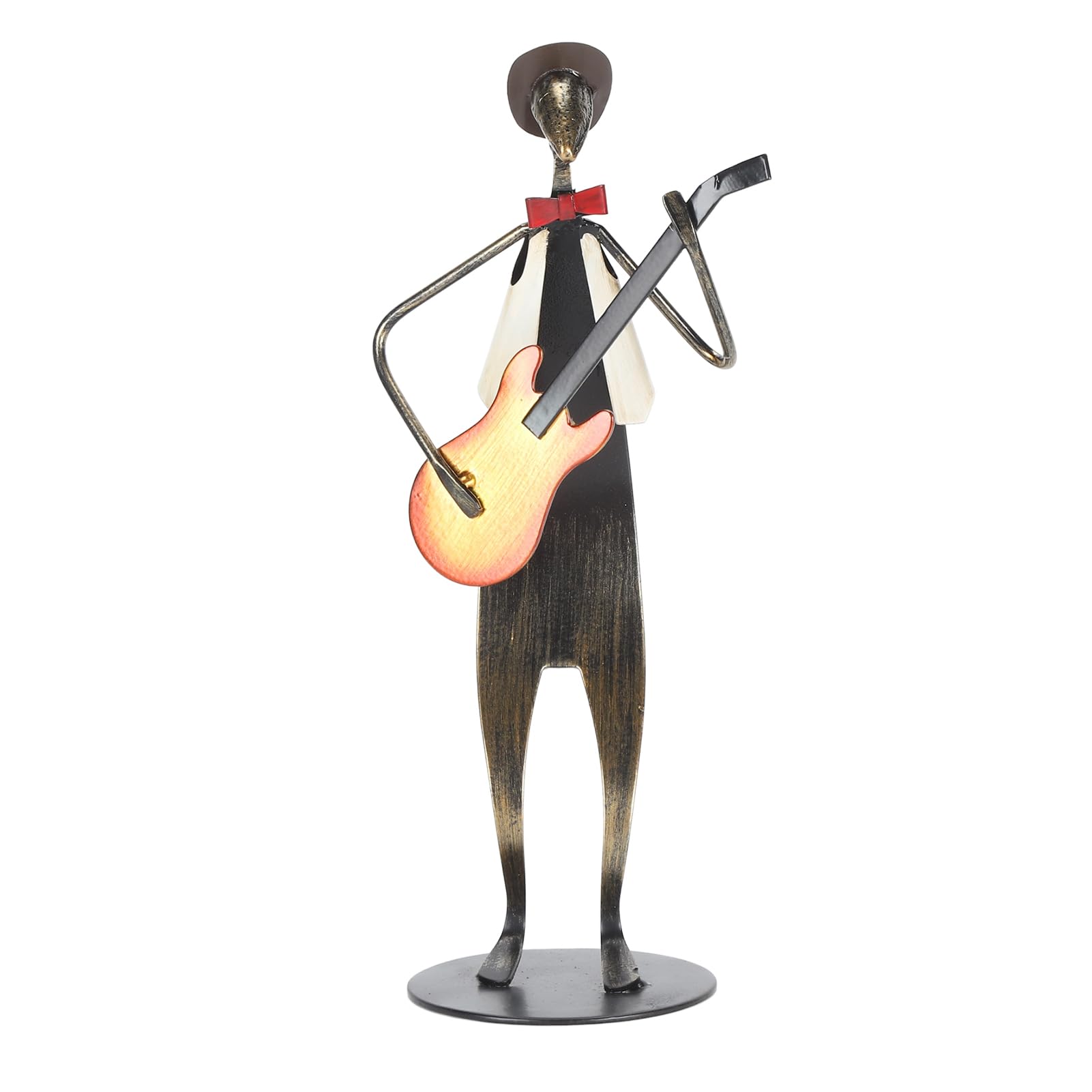 Placca Da Parete In Pietra Con Musicista Monaco – Ornamento Da Giardino 19 Cm Diametro - Foto 4