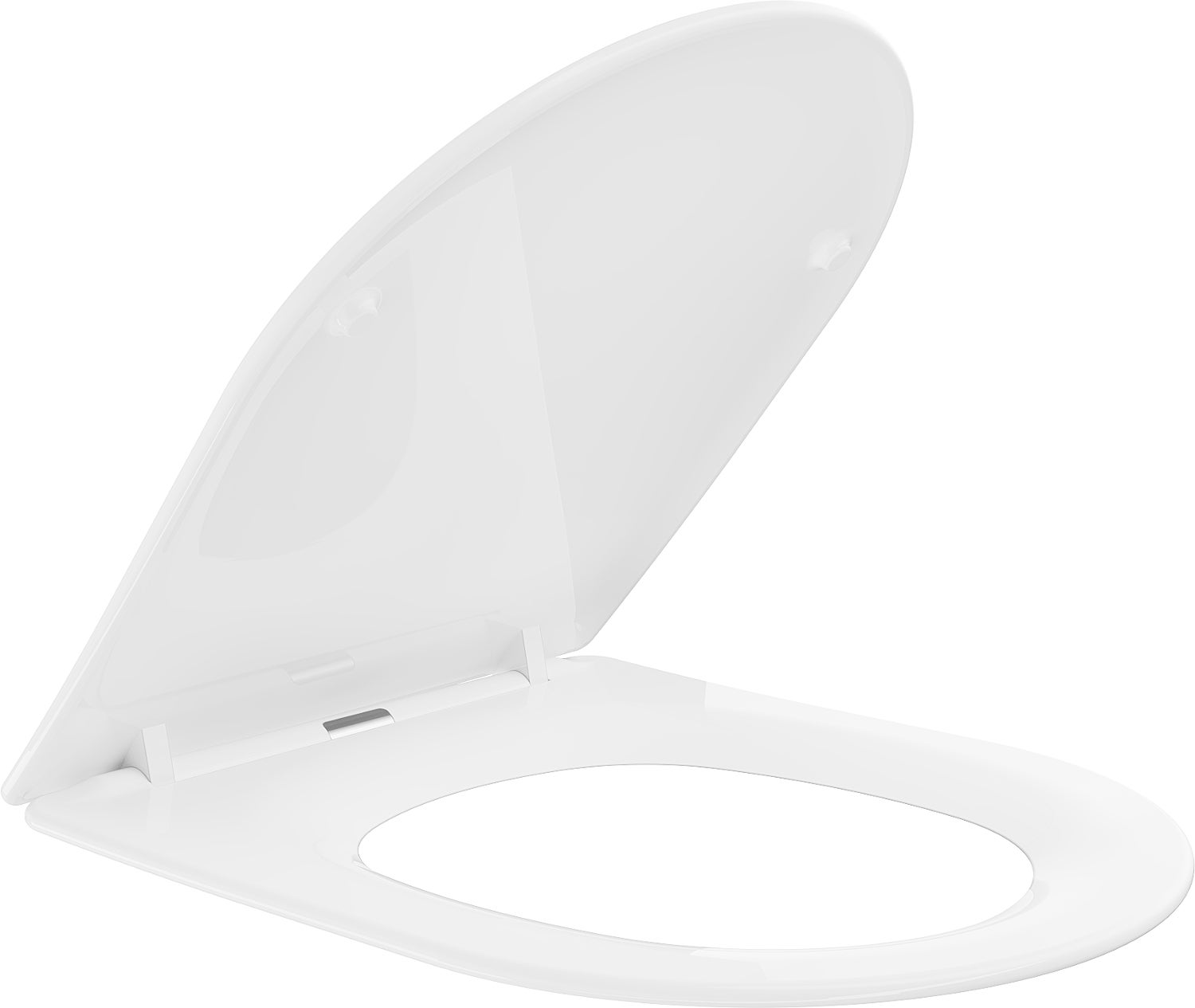 Mexen deska wolnoopadająca slim, duroplast, biała połysk - 39040100