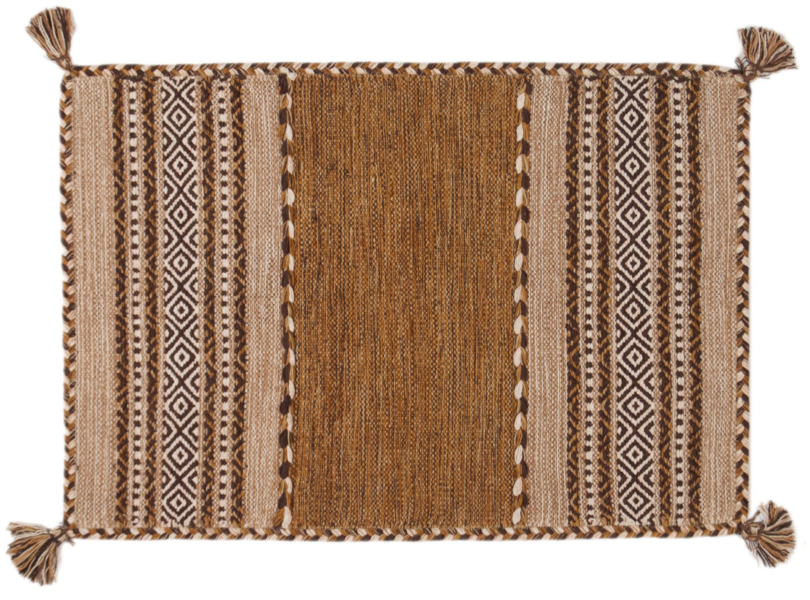 Kilim Lory tribal 100% bawełna, indyjski, ręcznie robiony 230x160 cm