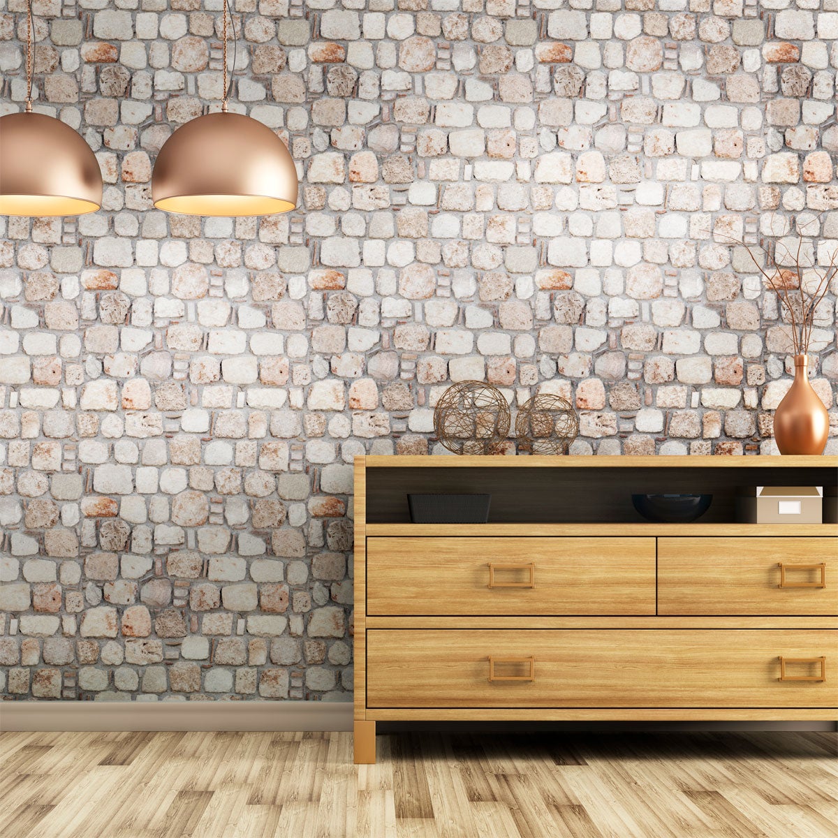 Adesivi materiale Pietre di Montmartre - Sticker adesivo - adesivi murali - 60x60cm - 3