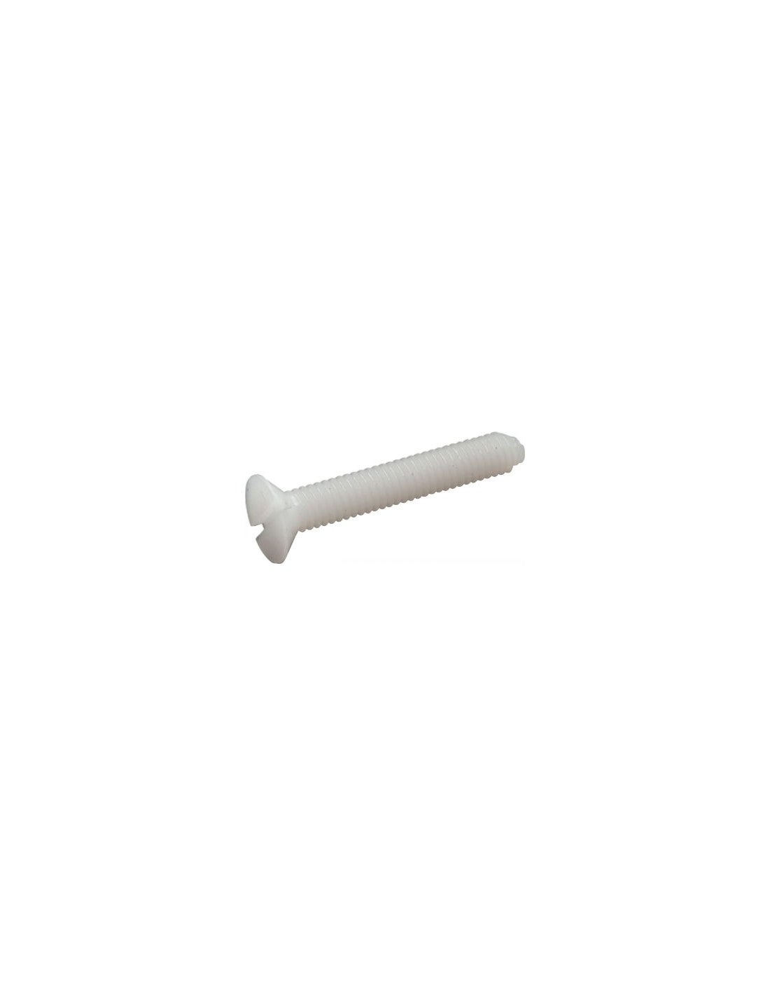 Vis En Nylon Tête Casserole Fendue M4x30mm - Lot De 15 Pièces Par Uxcell, Idéal Pour Impressions 3D Et Montages