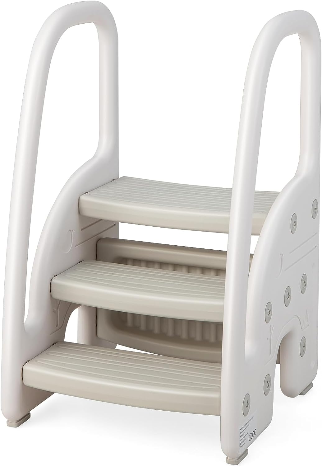 Tabouret Enfants 3 Marches avec Pédale Amovible Marche Pied Enfants en