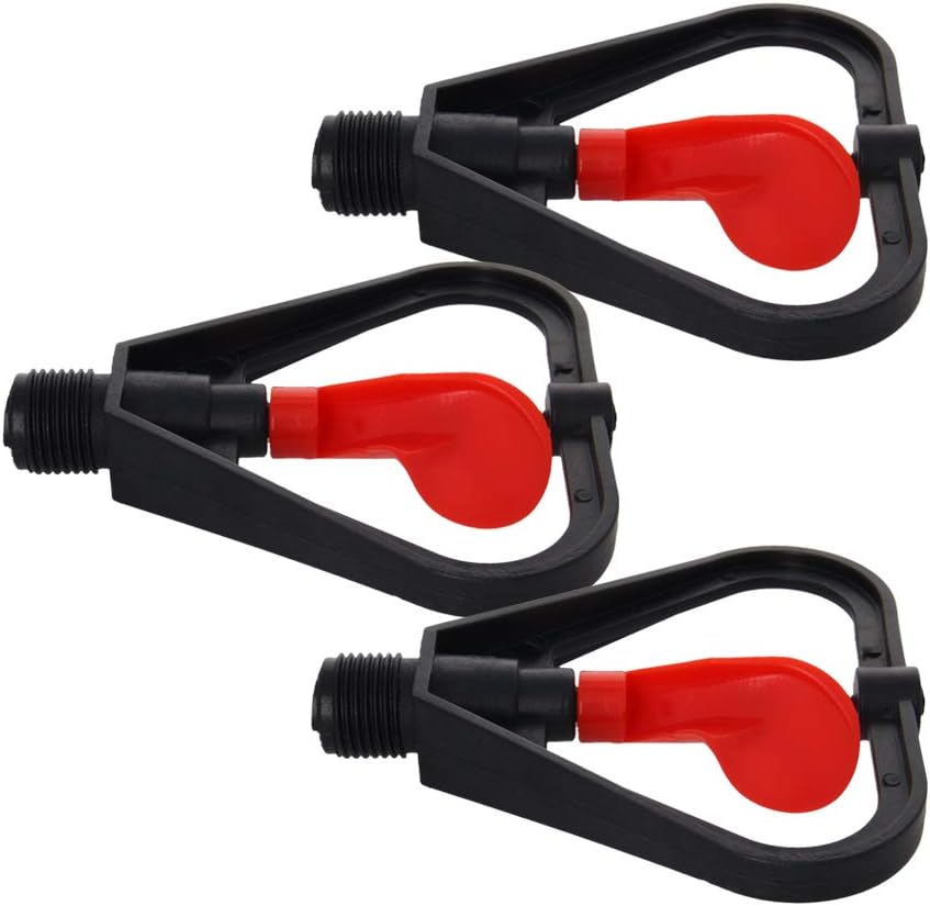 3 szt. obrotowych zraszaczy motylkowych, gwint 20 mm, plastikowa dysza mikroatomizująca do nawadniania ogrodu