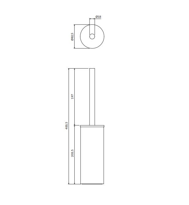 Brosse de toilette Modern Project - 2