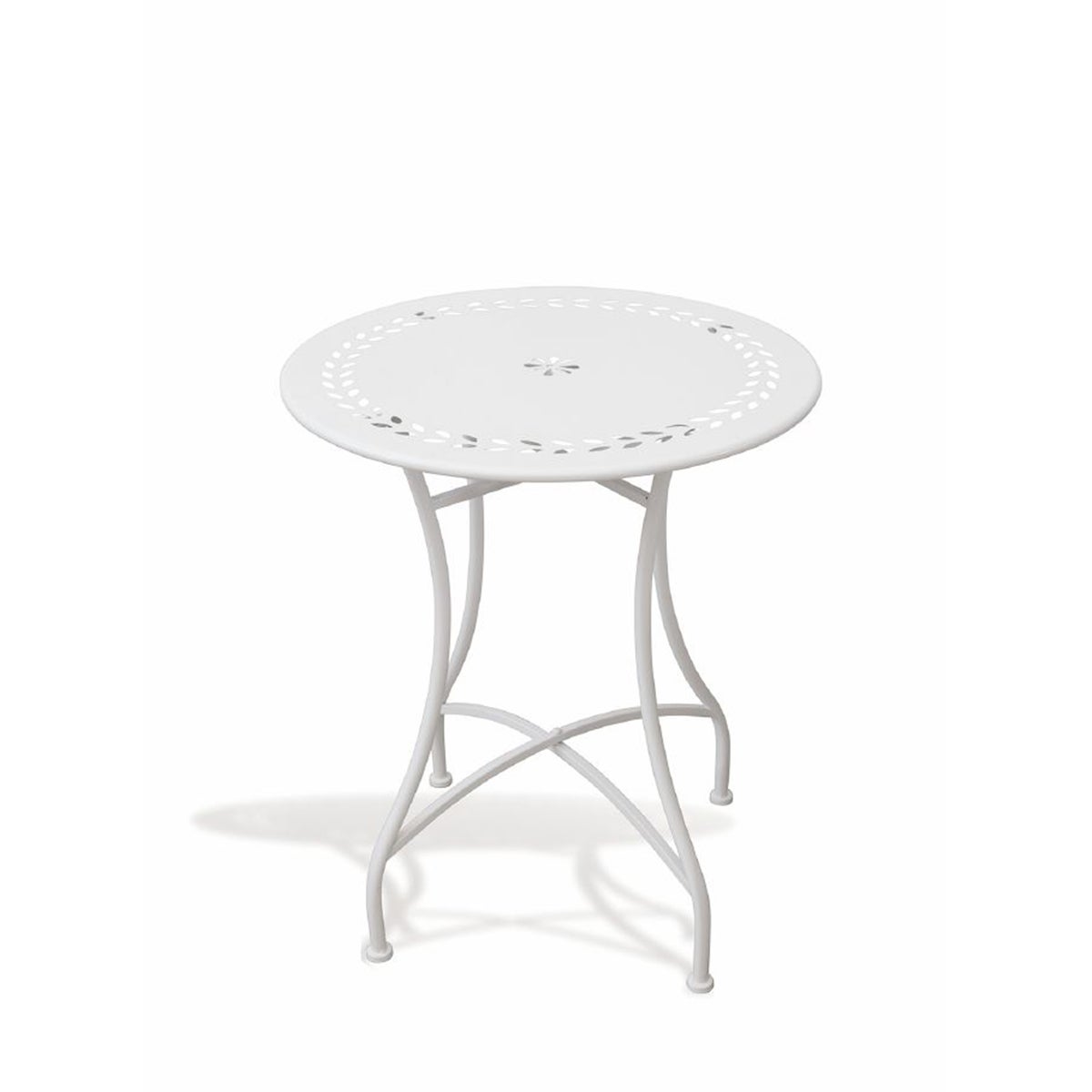 Set tavolo e 2 sedie da esterno in ferro bianco Provence Breakfast - 7