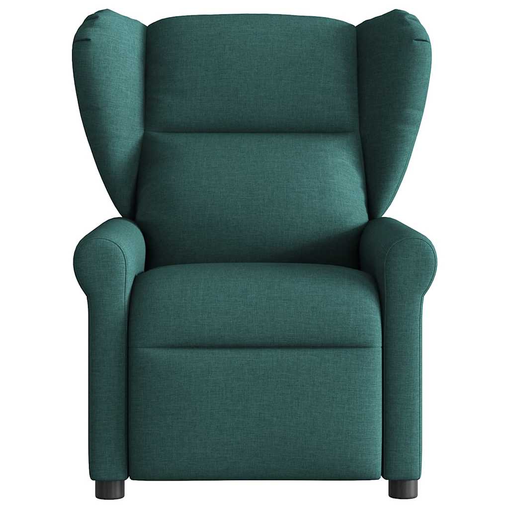 Fauteuil de massage | Fauteuil de relaxation | Chaise de relaxation inclinable Vert foncé Tissu CFW951181 - 3