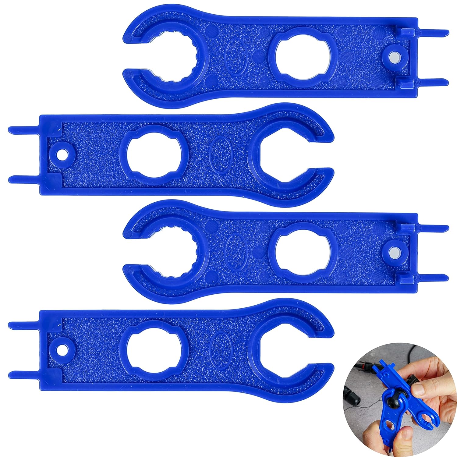 Chiavi Per Connettori Solari MC4 - Set Di 2 Pezzi In Plastica Rinforzata - Foto 6