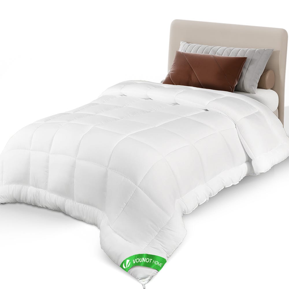 VOUNOT® Piumino Letto Una Piazza e Mezza 155x200 cm, Piumone