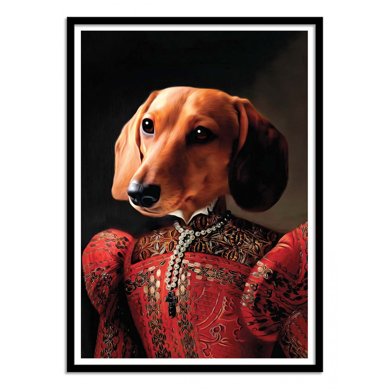 Art-poster - mariah - tein lucasson - con marco negro 50 x 70 cm