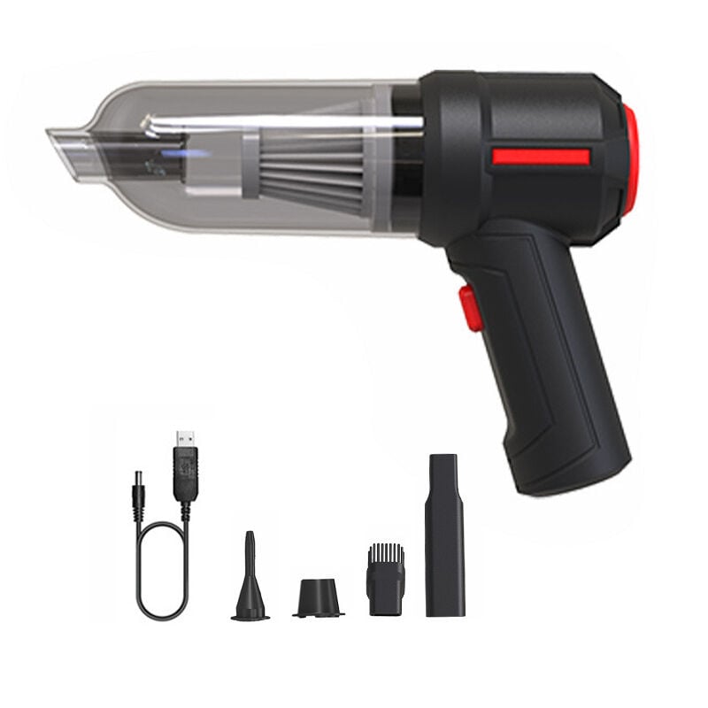 Aspirateur Voiture Sans Fil 9000PA, Mini Aspirateur à Main Rechargeable Avec Led Et Filtre Hepa Pour Nettoyage Maison Et Auto 96873625