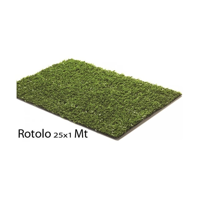 Rotolo Erba Finta 25x1 Metri 8 mm Prato Sintetico Tappeto Manto Erboso Moquette