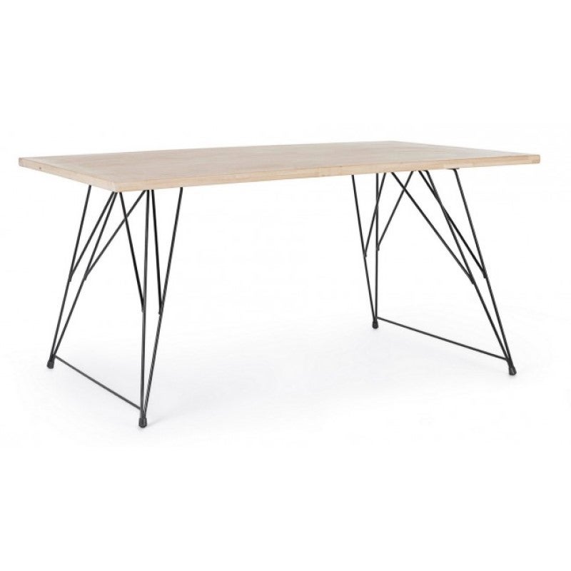Table en bois design industriel DISTRICT 160x90x h76 cm - 6