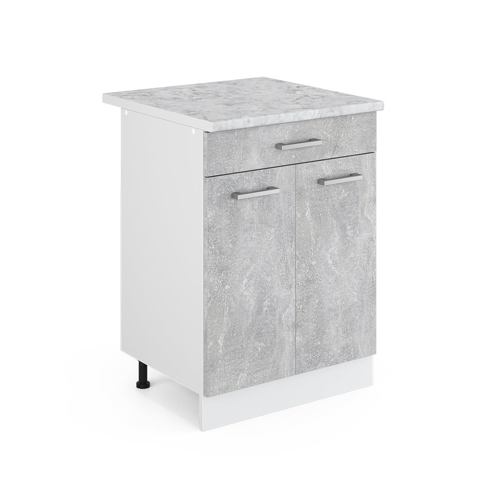 Vicco Uniwersalna jednostka bazowa R-Line, Beton, 60 cm z szufladami