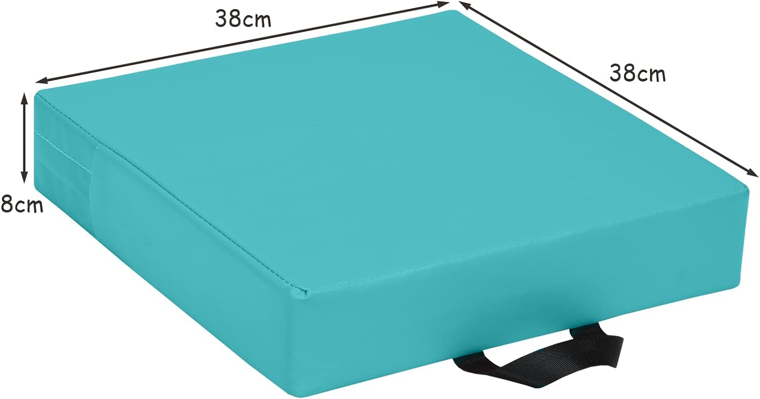 Tappeto per Bambini 6 Pezzi, Tappeto da Terra Cuscino Yoga Meditazione, per Camera da Letto e Salotto, Moderno 38x38x8cm (Quadrato(2)) - 3