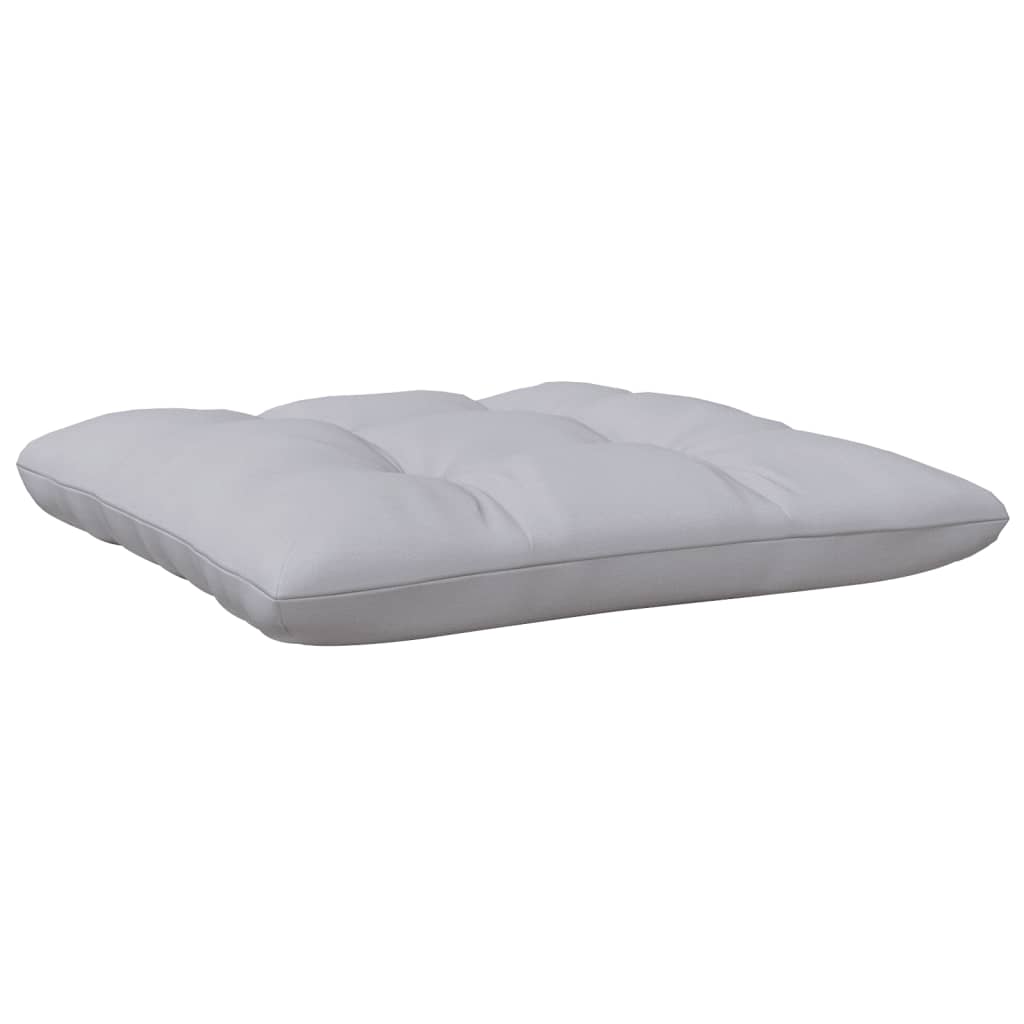 Maison Exclusive - Salon de jardin 3 pcs avec coussins gris Bois de pin solide - 8