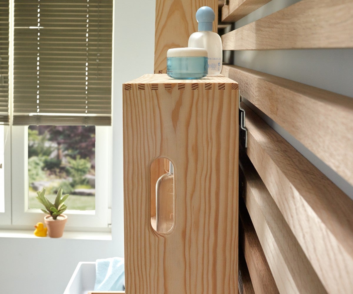 Lot de 10 profils pour suspension de meuble acier zingué HETTICH, l.45 mm - 4