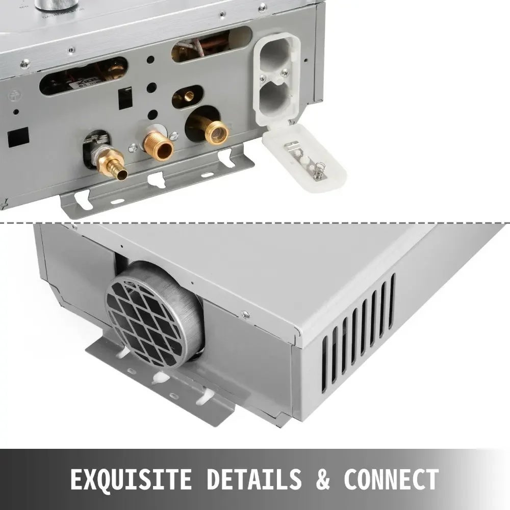 Chauffe-eau instantané au gaz, chauffe-eau au gaz butane propane, chaudière GPL 10 L, électroménager, chauffages extérieurs - 6