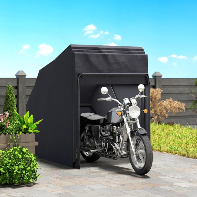 Tenda da moto, universale, pieghevole, per moto, impermeabile, 270 x 105 x 155 cm Tenda da moto, universale, pieghevole, per moto, impermeabile, 270 x 105 x 155 cm