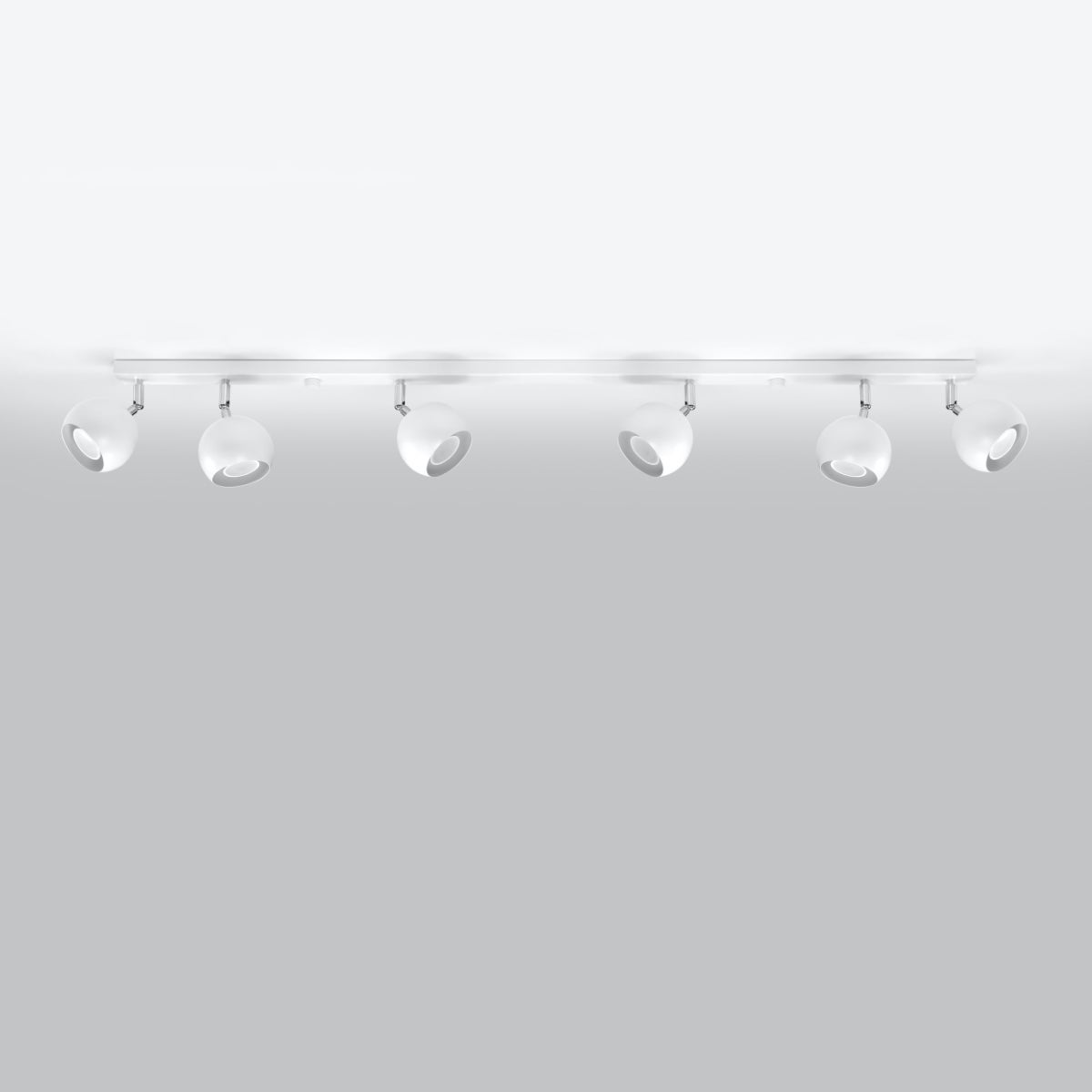 Plafon RAYIS 6L biały LED 4000K - 118x10x16cm Sollux