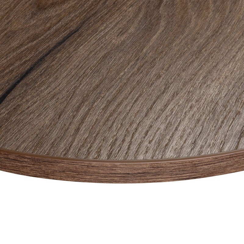 KOLM Blat laminowany dąb czekoladowy okrągły fi 68 cm do stołu, stolika