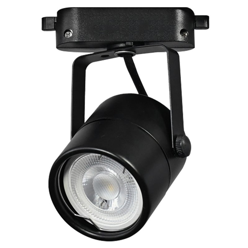 Reflektor na szynę GU10 LED 1-fazowy 1F Primo IP20 fi 60mm szynowy czarny MasterLED