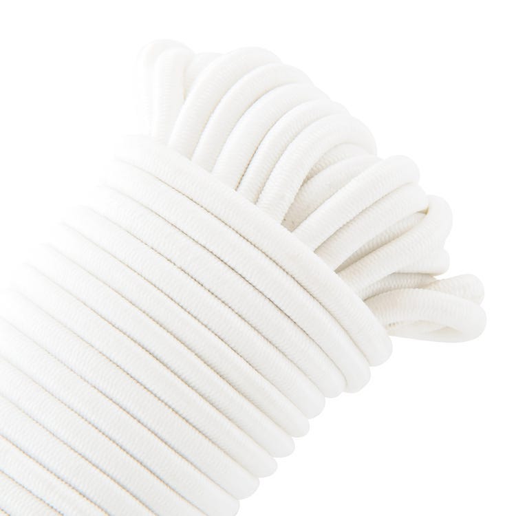 Corda Elastica Masidef In Polipropilene 4mm Bianca Inserti Colorati - Foto 9