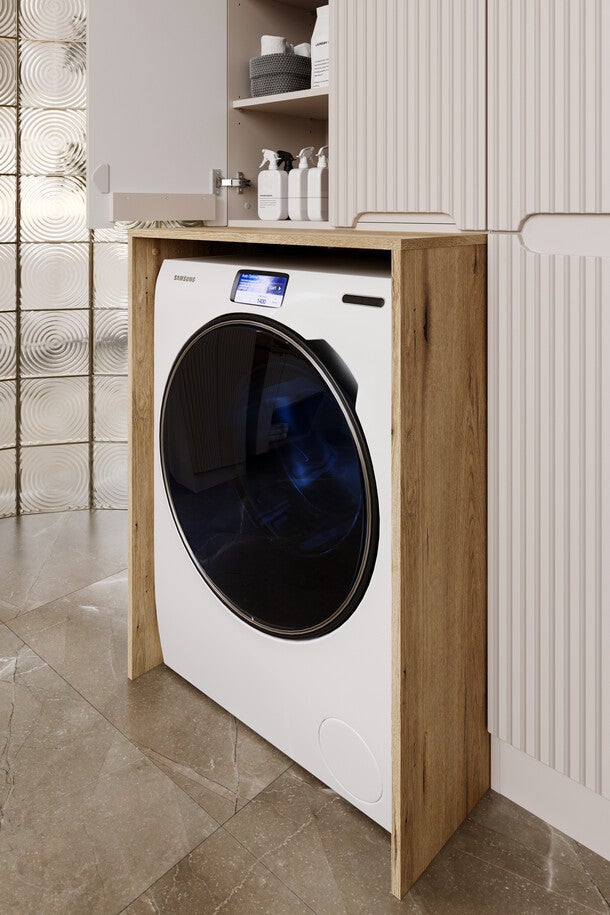 Meuble pour machine à laver NOVA chêne coast evoke 70 cm - 5