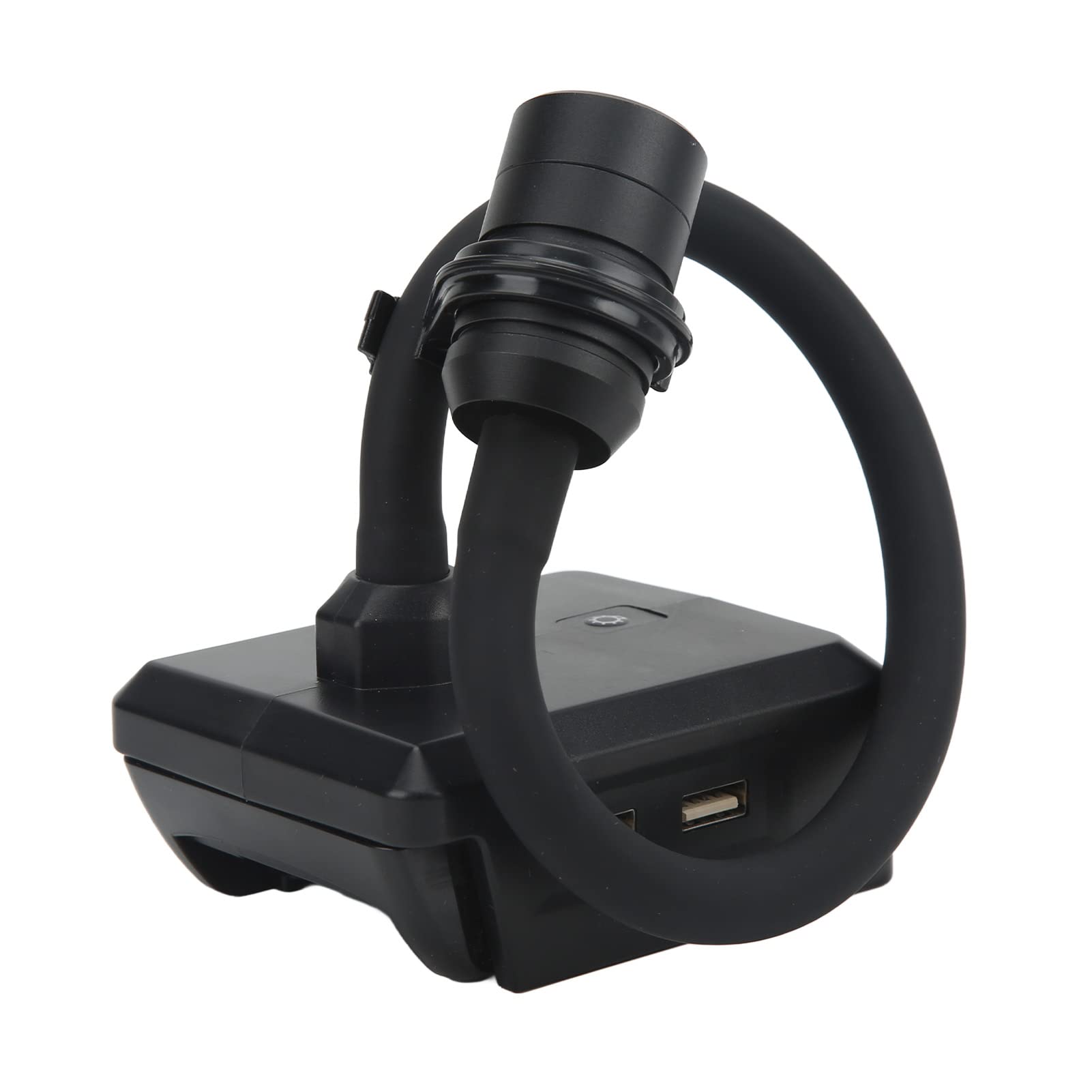 NestNiche LED luz de trabalho lâmpada pescoço de ganso sem fio 3 modos USB duplo com gancho para bateria de 14,4 V 20 V com gancho, luz mecâni - 6