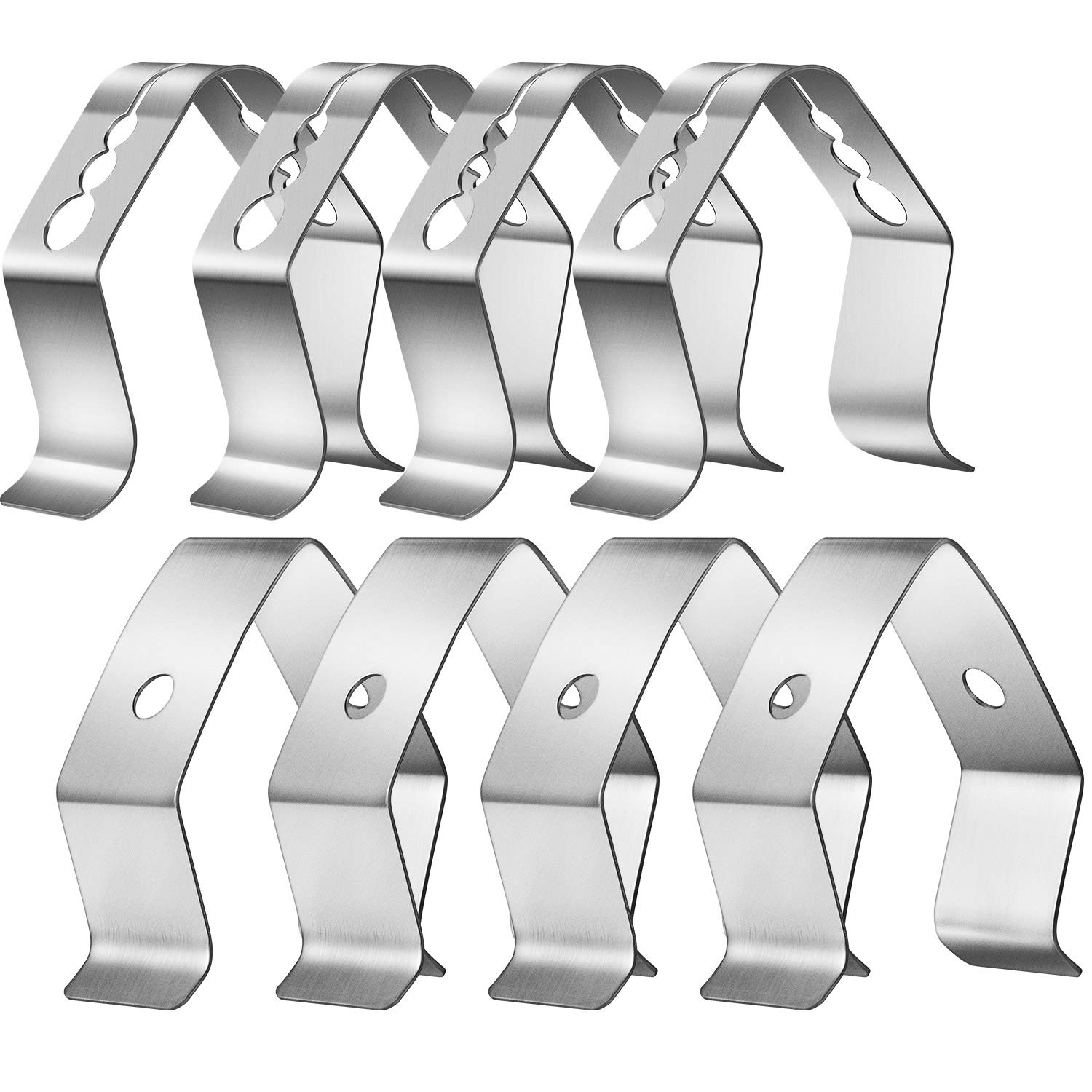 8-pakowy uchwyt na sondę termometru do grilla mięsnego, uniwersalny uchwyt z jednym lub trzema otworami