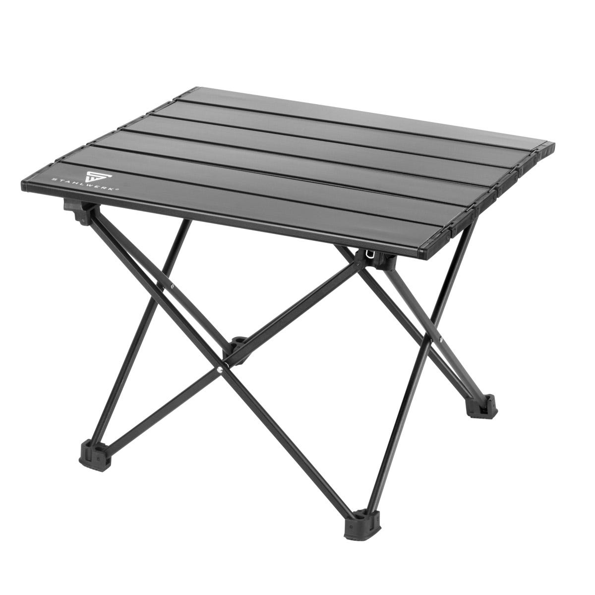 Table Pliante Légère En Aluminium Qimu - Idéale Pour Camping, Pique-Nique Et Intérieur - Blanc 80x60x69 Cm