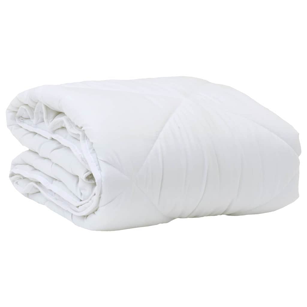 Duvet d'été avec oreiller 2 pcs | Couette Blanc 135 x 200 cm Microfibre - 4