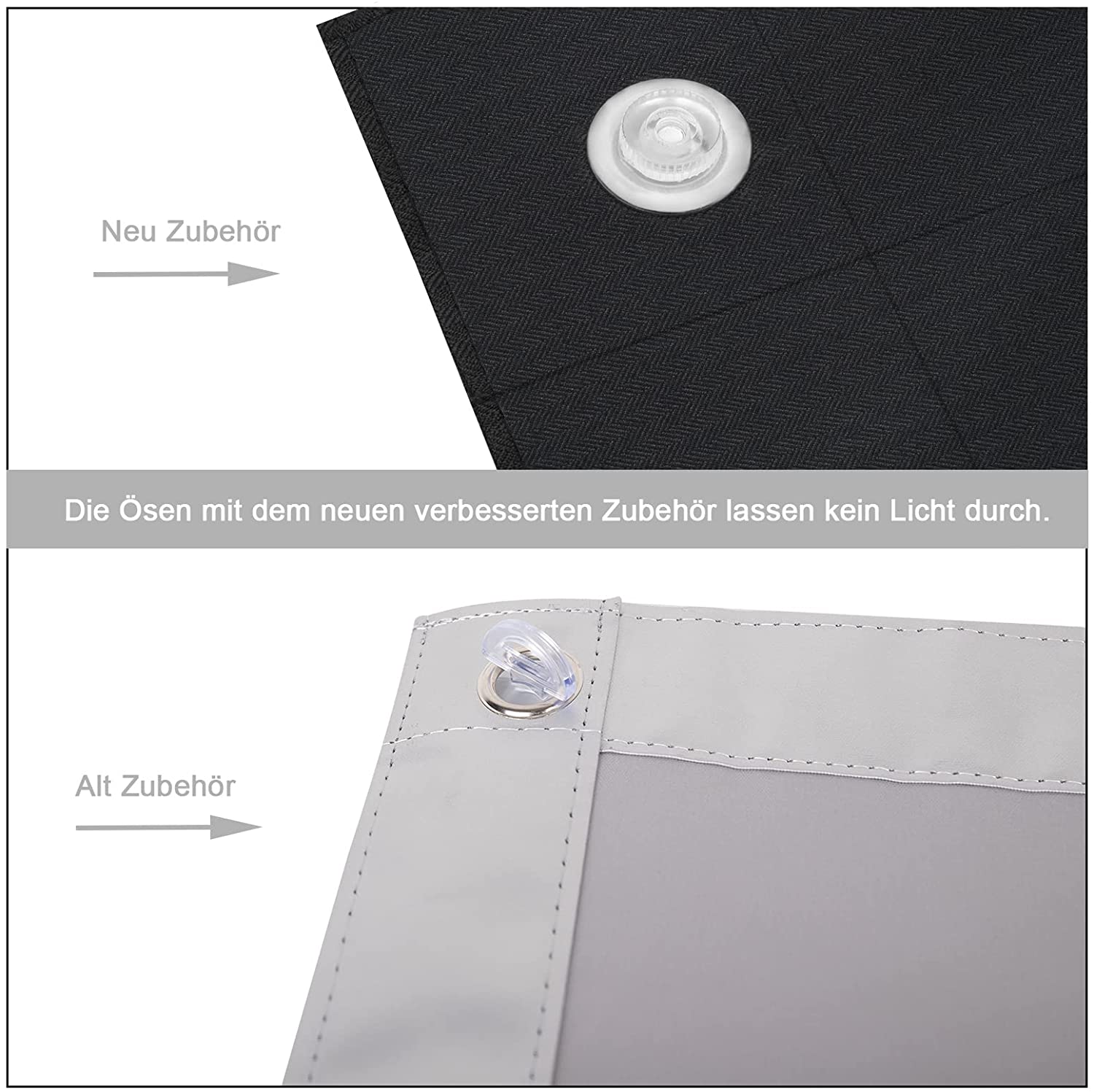 WOLTU Store pour Fenêtre de Toit, 60x73cm, Rideau Occultant avec Ventouses, sans Perçage Protection Solaire, Noir - 4