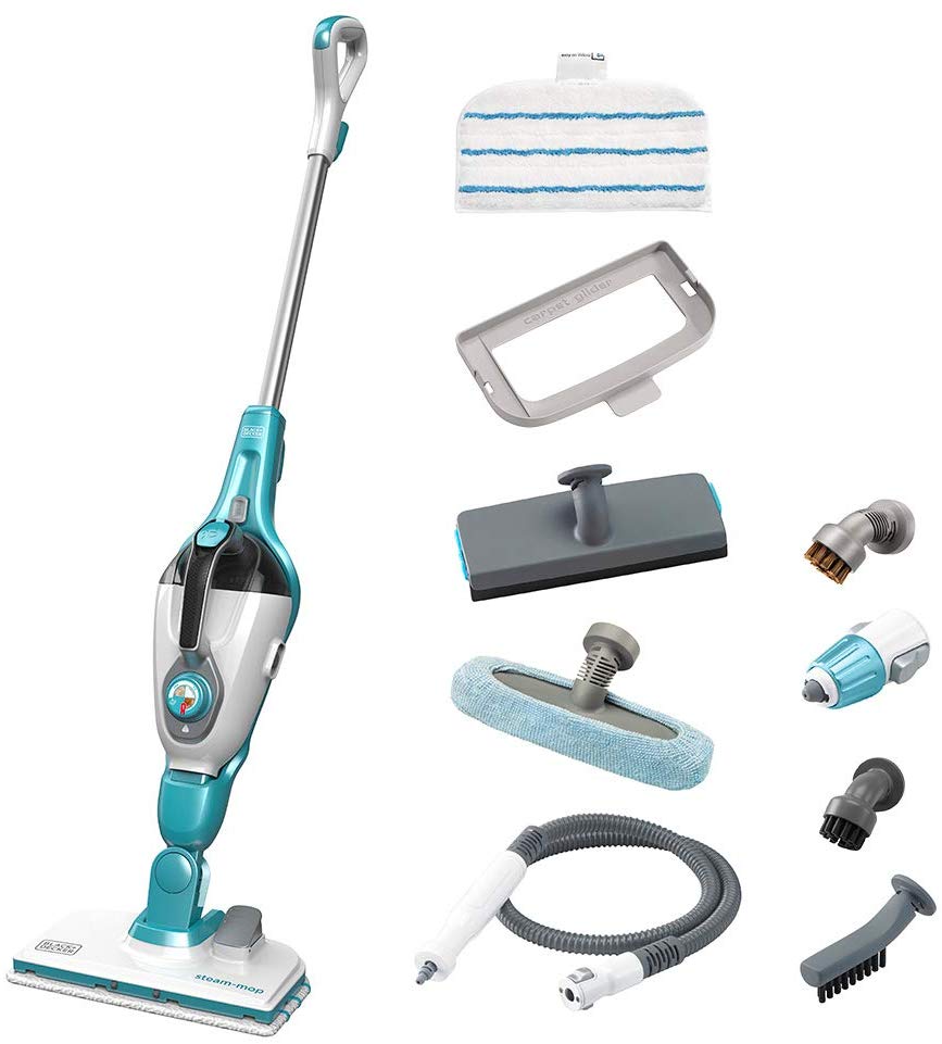 5 Panni Lavabili In Microfibra Per Vaporello Black+Decker (FSM1500, FSM1600, FSM1620, Ecc.)