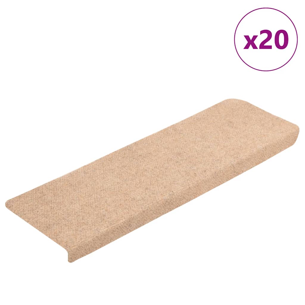 Maison Exclusive - Tappetini Autoadesivi per Scale 15 pz Grigi e Beige