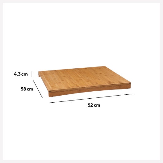 Cache plaque bambou 58*52cm - 5five - 7