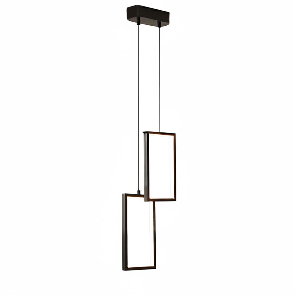 Lampa Sufitowa Wisząca Toolight Lhj085-2Cp Czarny Led