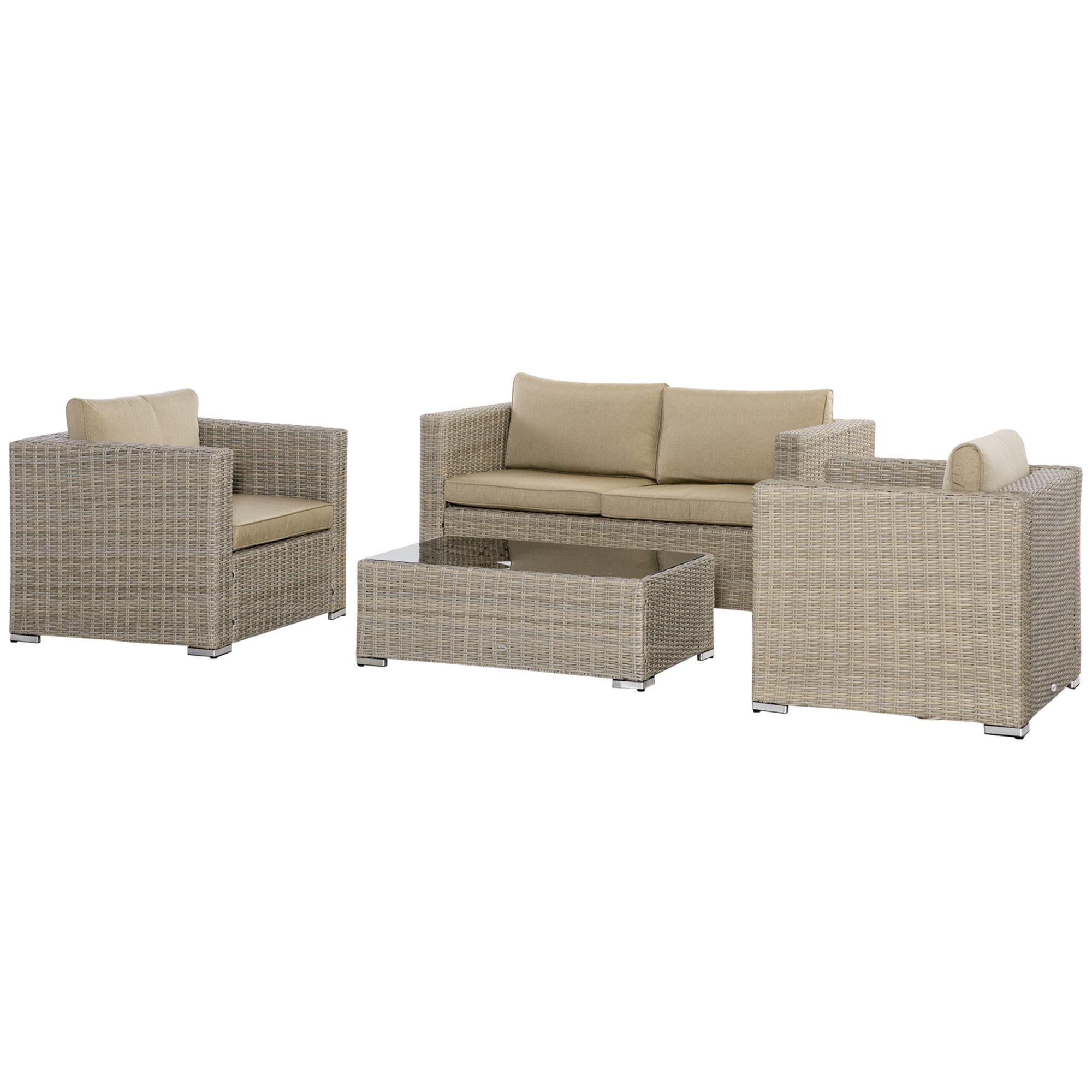 Mobili Da Giardino Mobili Da Esterno Set Di Mobili Da 3 Pezzi Con Cuscini In Legno Massello Di Acacia 81154067