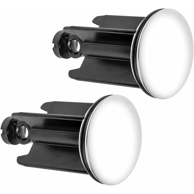 Wysokiej jakości, dwuczęściowy, uniwersalny korek do umywalek, bidetów i łazienek (40 mm)