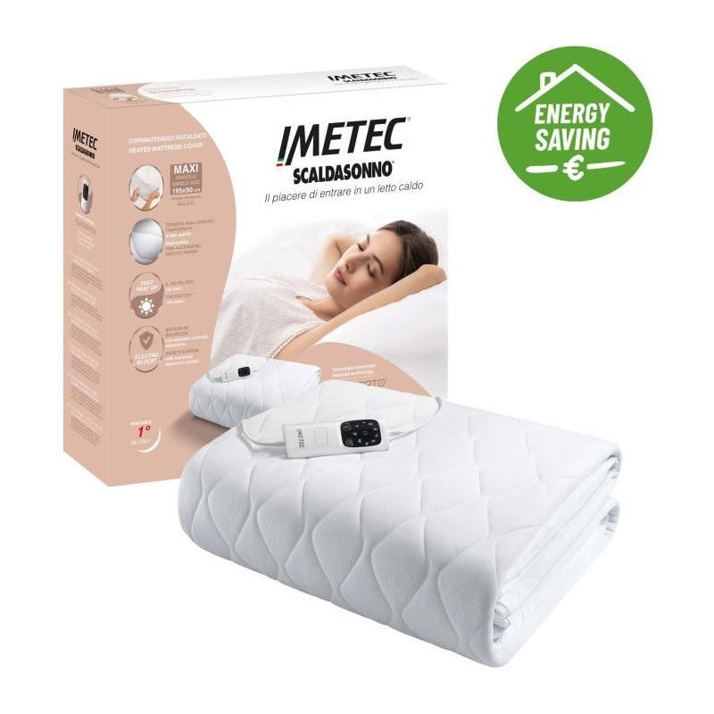 Imetec  16728 Manta Eléctrica Y Almohadilla Calentador De Cama Eléctrico 150 W Tela Blanco , Leroy Merlin