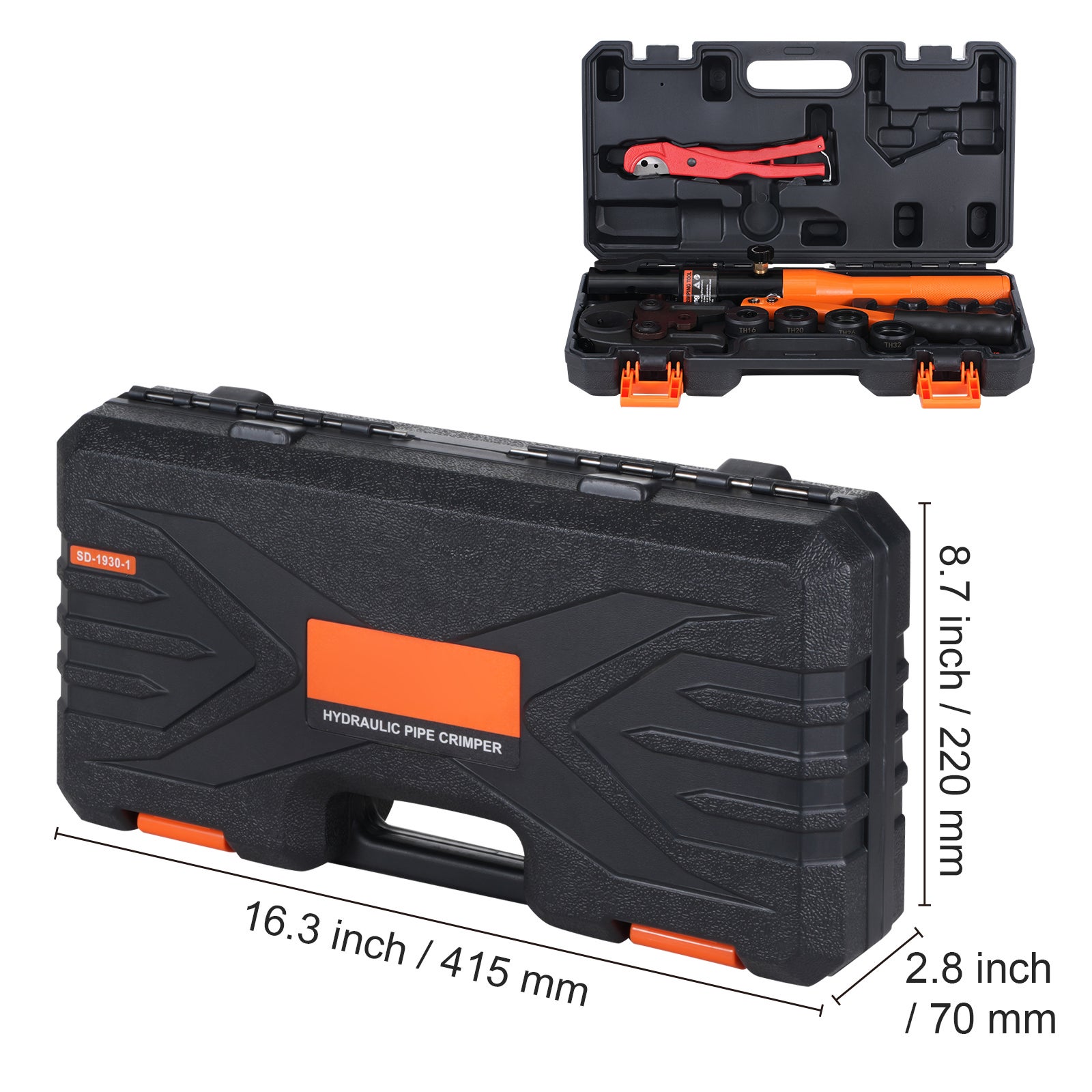 Pinza crimpatrice idraulica SucceBuy per raccordi in rame, ganasce