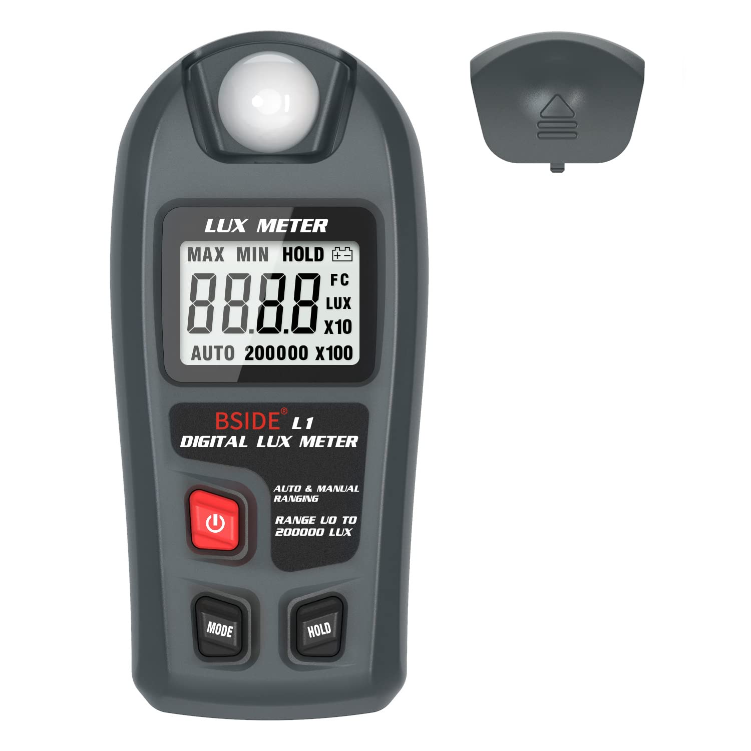 L1 Cyfrowy Luksomierz 0-200000 Luksów Pomiar Światła Automatyczny Kieszonkowy Fotometr do Ogrodnictwa Fotografii Lamp Hodowlanych